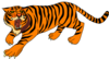 Roaring Tiger Clip Art